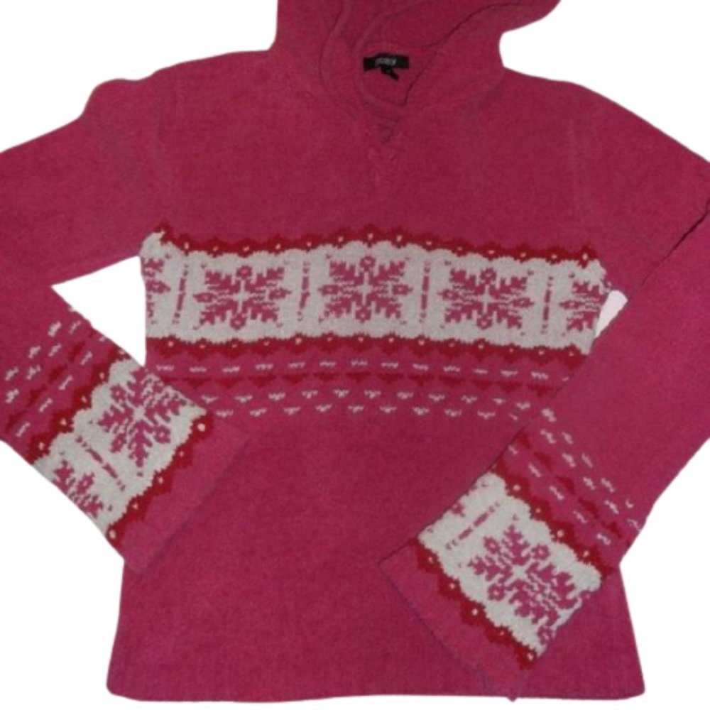 Super Soft Pink  Hoodie Hooded Sweater Medium Fits 10 12 --